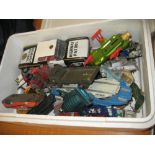 Collection of mid 20th Century diecast model vehicles and other toys