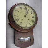 Two 19th Century mahogany wall clocks (for restoration)