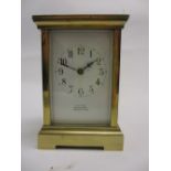 Early 20th Century gilt brass cased carriage clock,