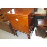 19th Century mahogany rectangular wine cooler,