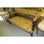 Edwardian two seater drawing room sofa