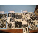 Group of eight original press photographs of the Labour Party leader Hugh Gaitskell,