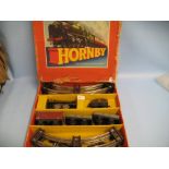 Hornby 0 gauge clockwork goods trainset, No.