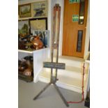 Large mid 20th Century artists adjustable folding easel