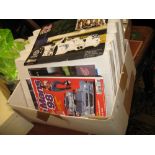 Box containing a quantity of various Le Mans racing programmes, magazines,