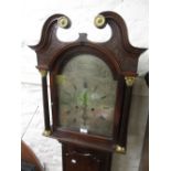 George III mahogany longcase clock,