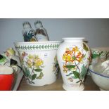 Portmeirion large pottery flower pot,