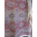 Large printed Paisley shawl or table cover circa 1930,