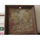 20th Century machine tapestry, hunting scene,