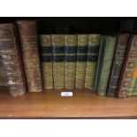 Macaulay five part leather bound volumes ' A History of England ' together with a quantity of other