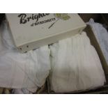 Box containing a quantity of various infants gowns, Christening gowns,