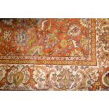 Small Indo Persian carpet with an all-over animal,