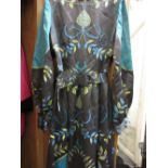 Frank Usher evening dress by Tseklents with matching belt