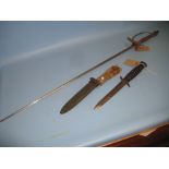Small antique court sword,