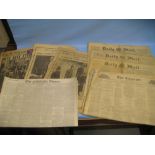 Three 19th Century Daily Mail newspapers, 1896, '98 and '99, the Observor 1926,
