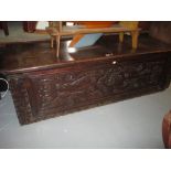 17th / 18th Century Italian walnut cassone,