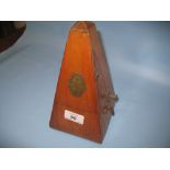 Late 19th or early 20th Century French rosewood cased metronome