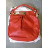 Marc by Marc Jacobs red leather handbag