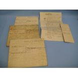 Three early 19th Century indentures on vellum, relating to the mortgage and lease of No.