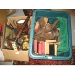 Two boxes containing a quantity of miscellaneous items