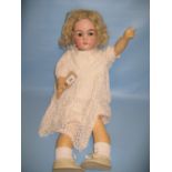 Simon & Halbig bisque headed doll, numbered 1349 Jutta,