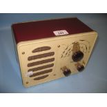 1950's Cossor biscuit tin type radio