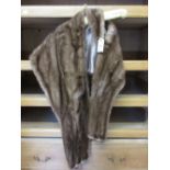 Mid brown fur stole