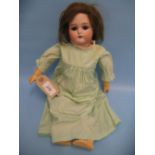 Kammer & Reinhardt German bisque headed doll with sleeping eyes,