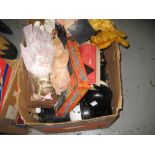 Similar box containing a large quantity of miscellaneous collectables