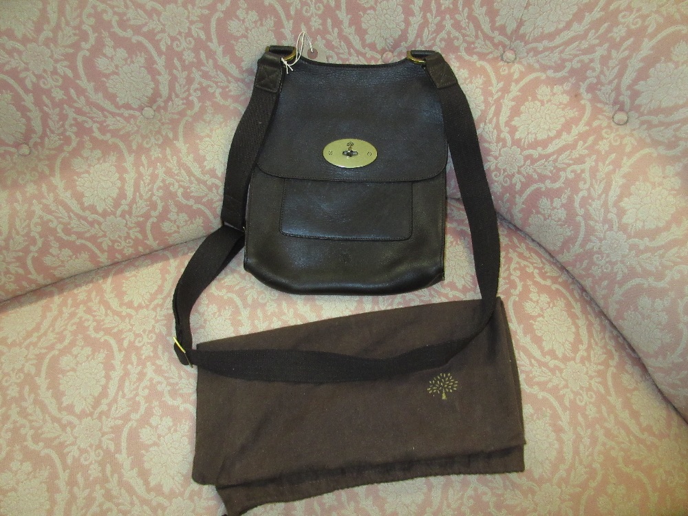 Mulberry brown leather Messenger bag - Image 2 of 2