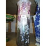 Large Art glass flared rim vase