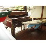 Reproduction French mahogany parquetry inlaid and gilt metal mounted cylinder bureau on cabriole