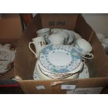 Two Royal Doulton transfer printed serving dishes and a quantity of various tea and coffee ware etc