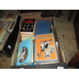 Box containing a quantity of various 20th Century books including three relating to Anne Morrow,