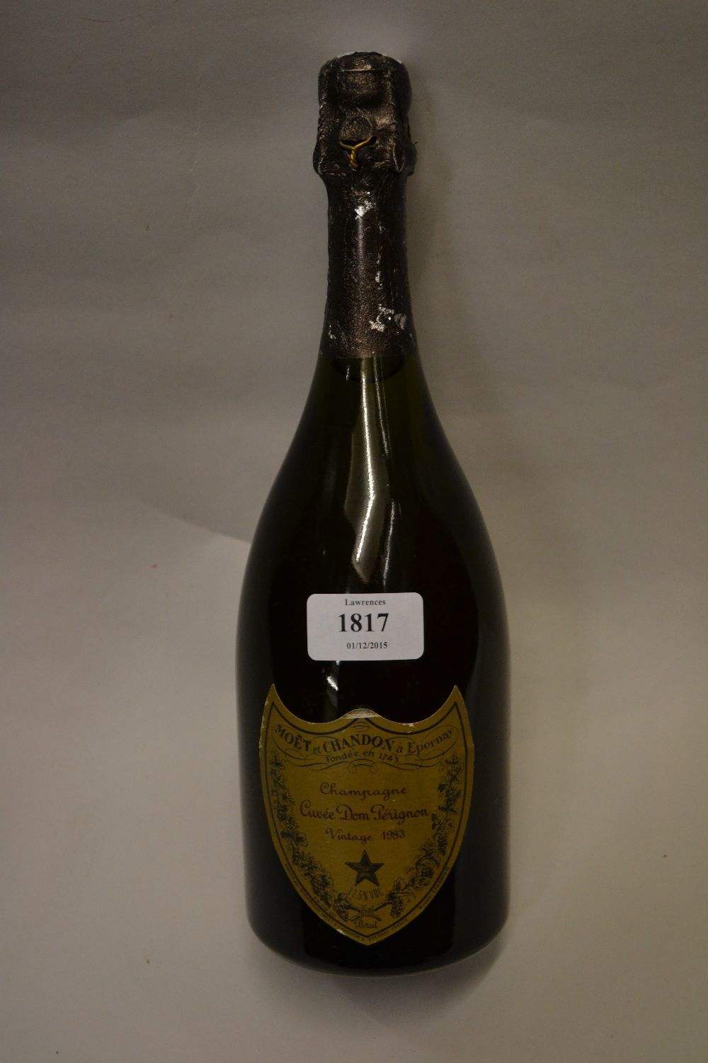 One bottle Moet et Chandon Dom Perignon Champagne,