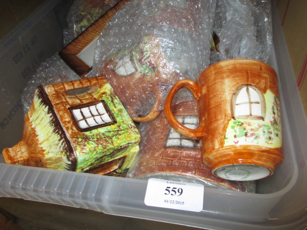 Collection of 20th Century Cottage ware pottery