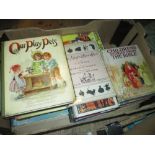 Box containing a quantity of various 20th Century childrens books, including: ' The Prize ',