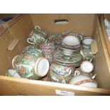 Large quantity of 19th and 20th Century Canton tea and coffee ware