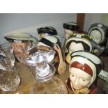Set of seven Royal Doulton character jugs,