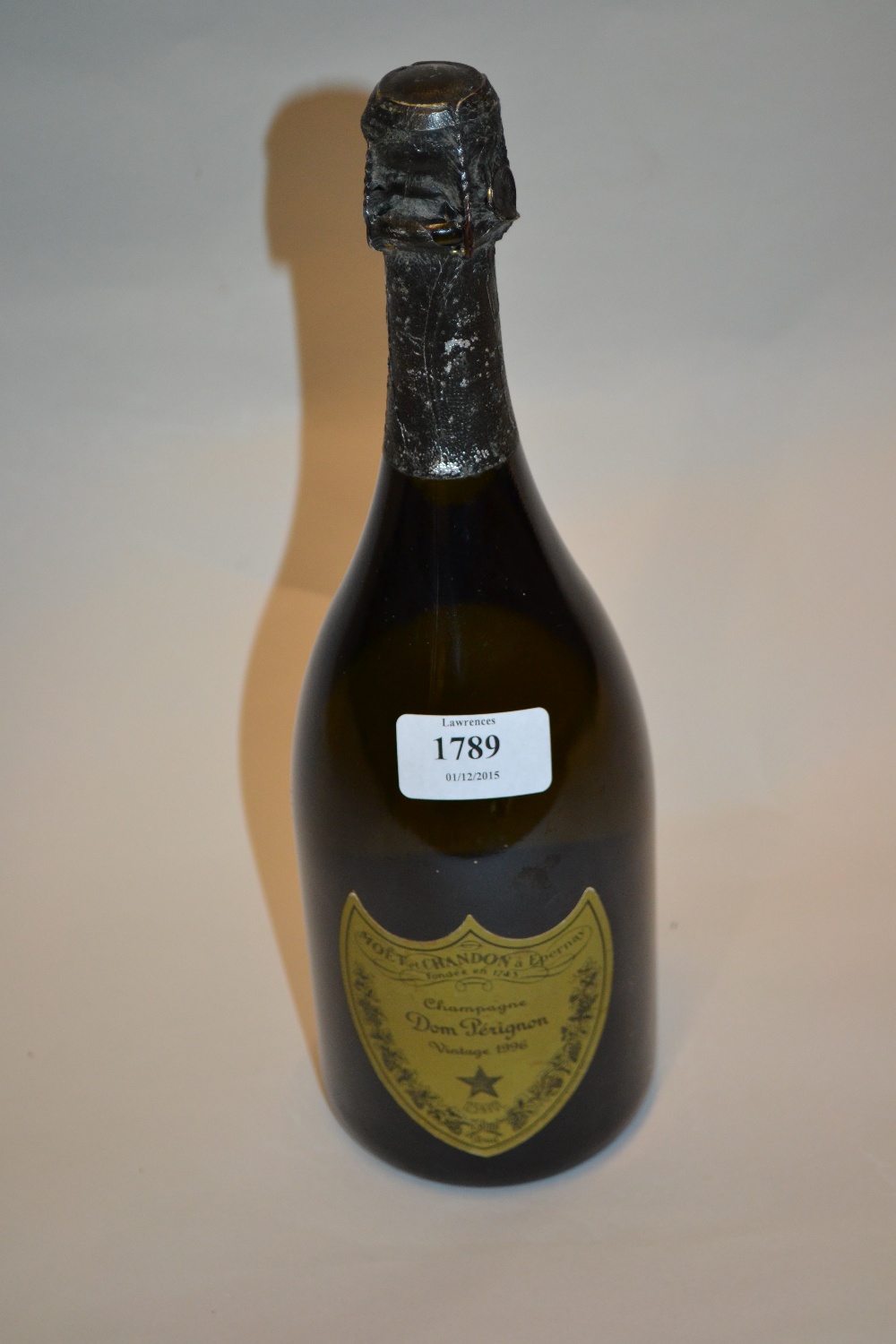 One bottle Moet et Chandon Dom Perignon Champagne,