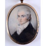 ENGLISH SCHOOL 19TH CENTURY A miniature portrait of Andrew Cassels, Judge of the Admiralty Court,