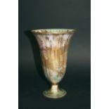 WEDGWOOD DRAGON LUSTRE VASE the exterior painted with Dragons on a green and mottled lustre