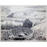 •ALFRED WAINWRIGHT (1907-1991) MOUNTAINS OF INVERLAEL FOREST; NEWLANDS; VIEW SOUTH-WEST FROM CAIRN