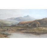 EDMUND MORISON WIMPERIS (1835-1900) ON THE GLASLYN, NORTH WALES Signed with initials, watercolour