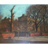 •FRANCIS DODD, RA, RWS (1874-1949) RUSHOLME, MANCHESTER Signed, coloured pastels on brown paper 21.5