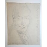 SIR DAVID WILKIE, RA (1785-1841) MR B......, PORTER AT DULWICH MANY YEARS Inscribed Sketched by