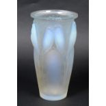 LALIQUE VASE - CEYLAN the vase in the Ceylan design, the opalescent and frosted vase designed with