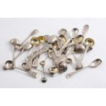 TWENTY EIGHT VARIOUS CONDIMENT SPOONS 11.4 oz  (28)