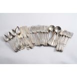 20TH CENTURY AMERICAN FLATWARE & CUTLERY to include a quantity of small forks, small spoons & butter