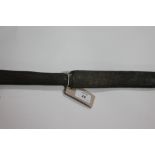 A CEREMONIAL CLUB. A native hardwood ceremonial spear club, with tip in narrow leaf form 24.3/4"